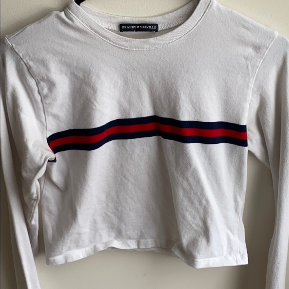 Brandy Melville striped long sleeved top